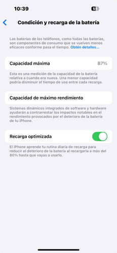 Apple Iphone 14 Pro (256 Gb) Batería Al 87% Negro (Usado)