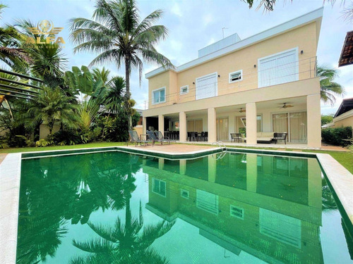 Imagem 1 de 30 de Casa Na Praia, Condomínio Fechado, 4 Suítes, Piscina, Churrasqueira, Jardim, 4 Vagas, Acapulco, Guarujá. - Ca0110