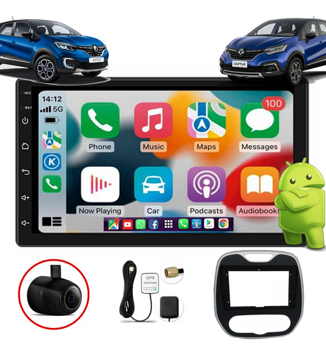 Multimidia Universal Captur 2019 Android Auto Car Play 9 Pol