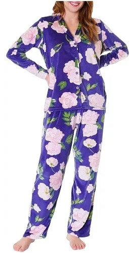 Pijama Velvet Mujer 8565 Baziani