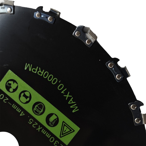 Cortadora De Césped De 20 Dientes, 9 Pulgadas, 10000 Rpm, Di