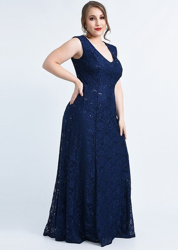 Vestido Encaje Talle Grande Gorditas Hasta 7xl Moda Pasión