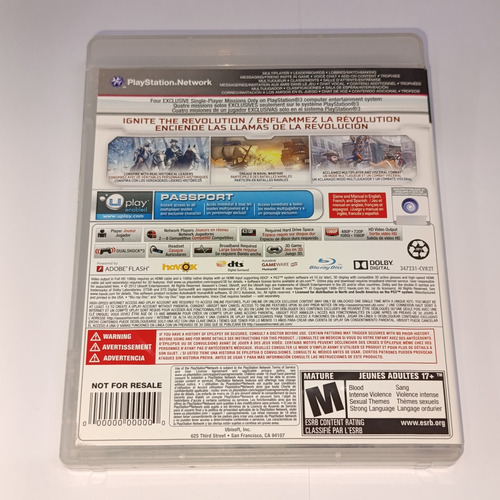 Assassin's Creed 3 Español Ps3 - Longaniza Games (Reacondicionado)