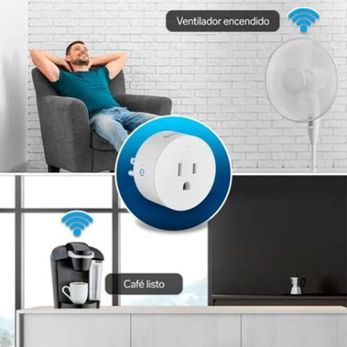 Enchufe Inteligente Yifan 20a, Wi-fi Compatible Con Alexa Go