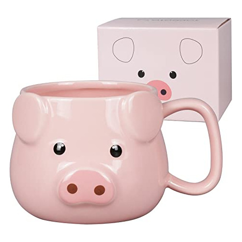 Taza De Café Diseño De Cerdo, Taza De Té De Porcelan...