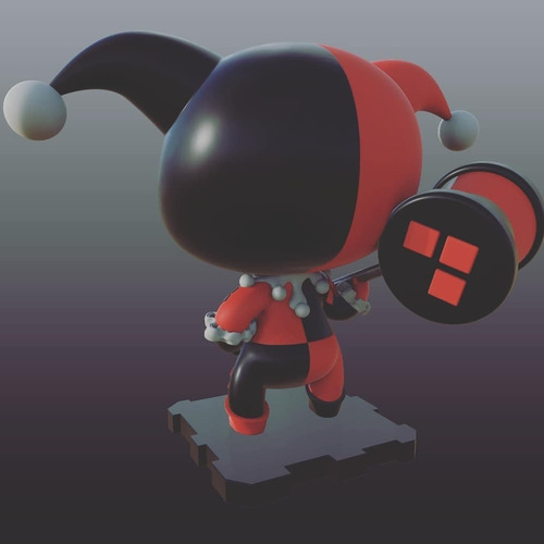 Harley Quinn Traje - Figura Coleccionable Estilo Funko Pop