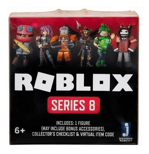 Cubo Surpresa Roblox Series 8 Com Boneco E Item Virtual