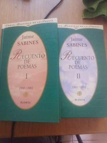 Recuento De Poemas 2 Tomos - Jaime Sabines