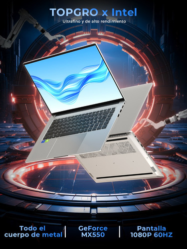 Torgroportátil N6 Intel Core I5-12450h 16g 1 Tb Ssd16 Mx550