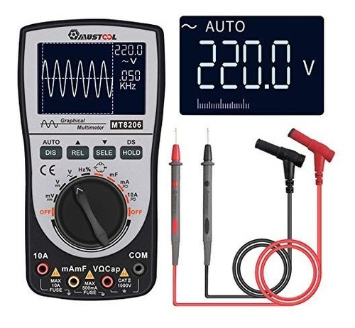 Multímetro Osciloscopio Digital Profesional Señal Mustool