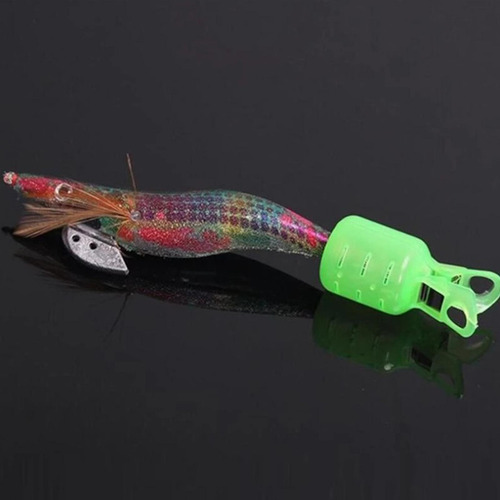 10pcs Squid Jig Protector Pvc Pulpo Sepia Rojo S Rojo S
