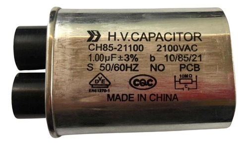 Capacitor-condensador Para Microondas 1,00uf 2100v