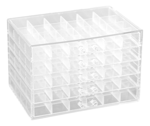L Caja De Decoración De Uñas Para Mujeres Y Transparente