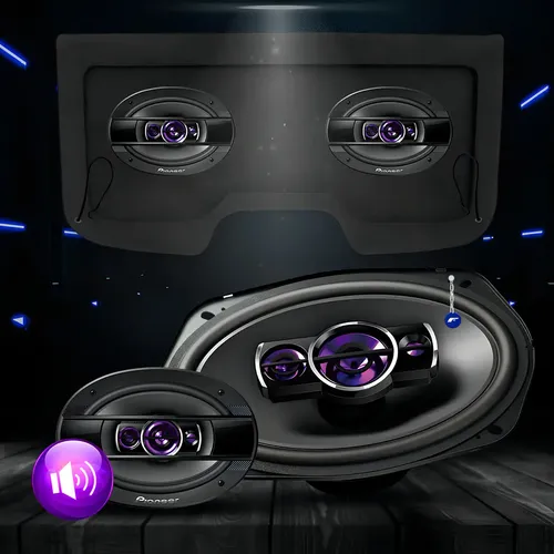 Par De Alto Falante 6x9 Pioneer Quadriaxial Ts-6960br