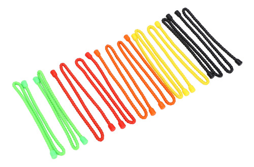 Juego De 10 Cables De Silicona Multiusos De 18 Pulgadas Y 5
