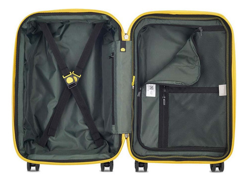 Valija De Cabina Expandible 55 Cm. Delsey Rempart Color Verde Khaki