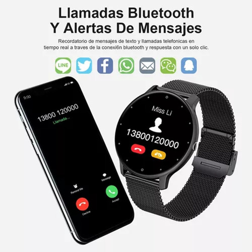 Reloj Inteligente Zl02 Pro Con Llamadas Bluetooth Para Xiaom