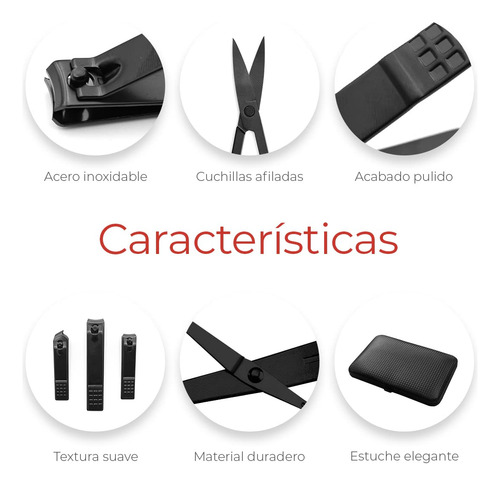 Raganet Set De Manicure Y Pedicure Cortaúñas Para Pies Y