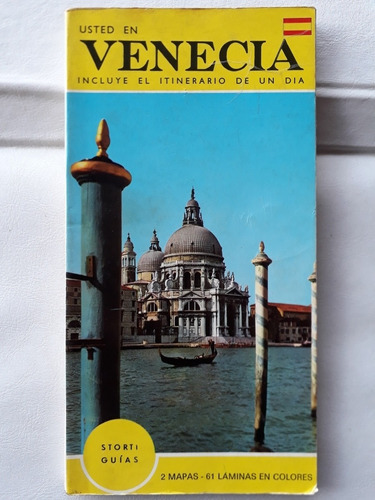 Venecia Libro Itinerario Mapas Laminas Año 1975