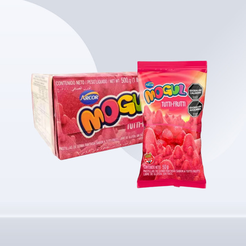 Gomas Mogul Tutti Frutti X10u - Gomitas Mogul - Tuttomax