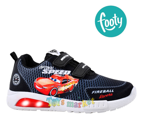 Zapatillas Con Luces Luz Led Zapatilla Cars Disney Footy