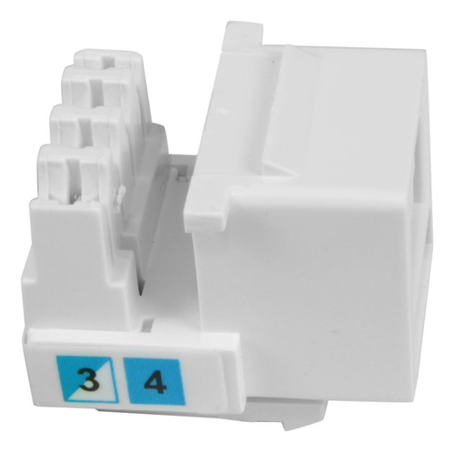 Conector Fêmea Rj11 Keystone Telefonia Cat3 4 Vias 20 Pçs