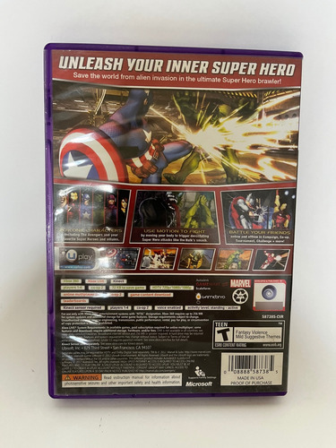 Marvel Avengers Battle For Earth Xbox 360 Kinect (Usado)