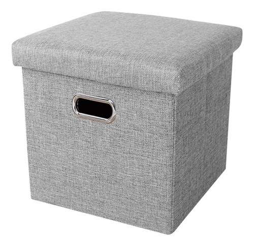 Ta Cofre De Juguete De Sofá Gris De Ratán Con Patas Gris