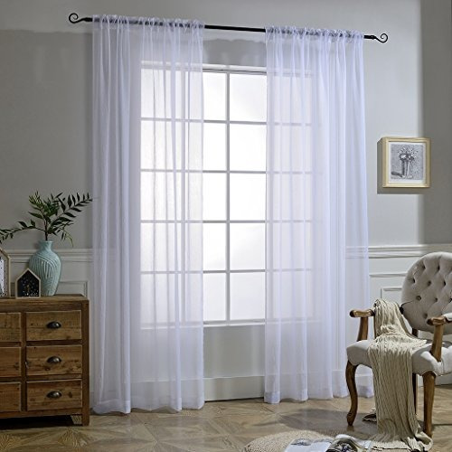 Cortinas Voile De Hilo 2,10 De Alto X 1.40 De Ancho - Vh