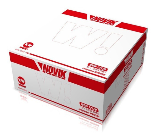 Imagen 3 de 3 de Parlante Woofer Novik Wow-12120-12 -120w