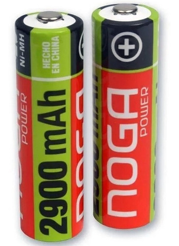 Pila Aa Recargable Noga 2900 Mah Blister