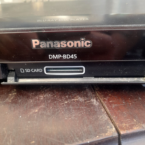 Imagem 5 de 9 de Bluray Disc Panasonic Dmp-bd45 Funcionando, Com Controle