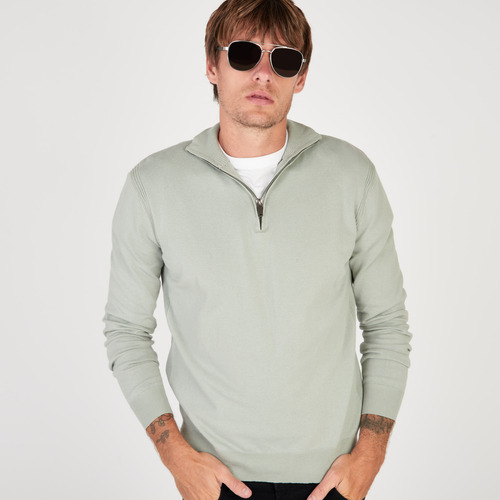 Sweater Hombre Kevingston New Donovan Gris Cemento