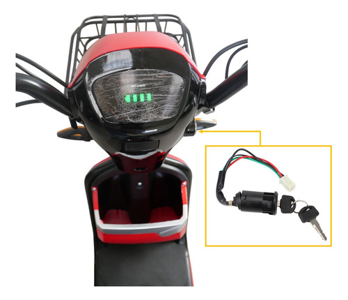 Switch De Encendido Con Llaves Para Bici-moto Eléctrica