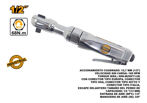 Llave De Impacto Neumatica 1/2