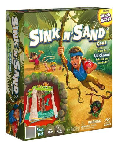 Juego De Mesa Arena Movediza Con Kinetic Sand Spin Master