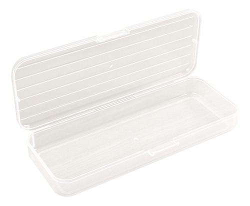Caja De Papelería Transparente Para Niños, Lápices De Plásti