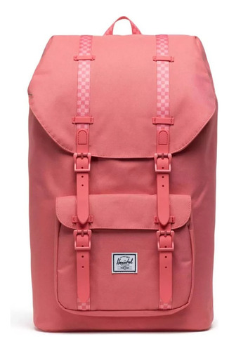 Mochila Herschel Little America Tea Rose Rosa Diseño de la tela Liso