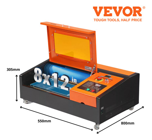 Maquina Cortadora Y Grabadora Laser 40w Vevor
