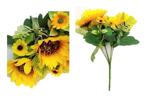 Ramo Girasol 40cm Plantas Artificiales