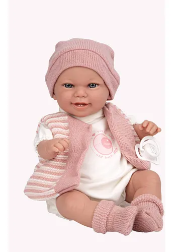 comprar Muñeca Elegance 35 Cm Babyto Rosa Con Mecanismo Risa 60795