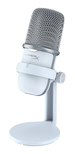 Microfono Condensador Gamer Hyperx Solocast White Streaming