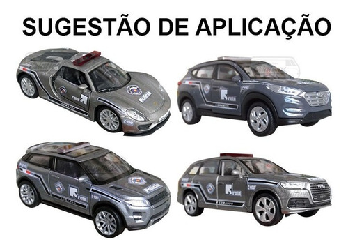 Decais Para Miniatura Polícia Militar Rota - Várias Escalas