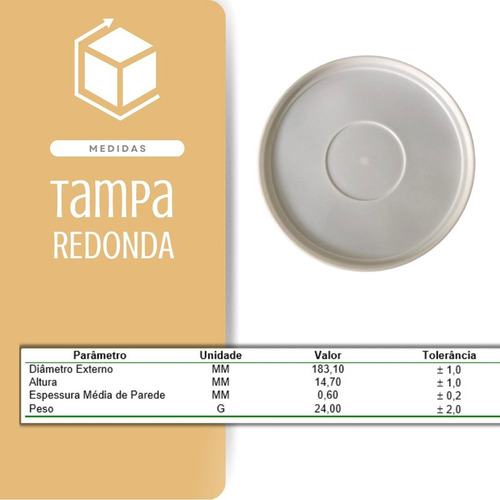 Balde Para Salada 3.2 Litros Transparente - 30 Pçs