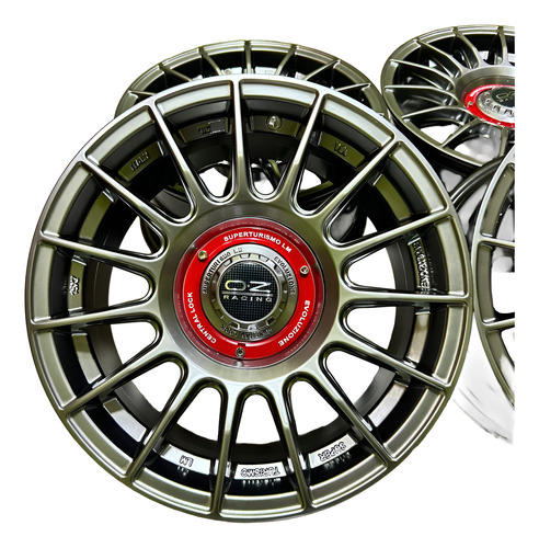 Rines Deportivos Tipo Oz 15x7 4/100/114.3 Plateado