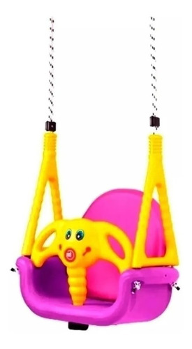 Imagen 2 de 3 de Hamaca Infantil Niños Bebe Elefantito Rodacross Glaube Srj