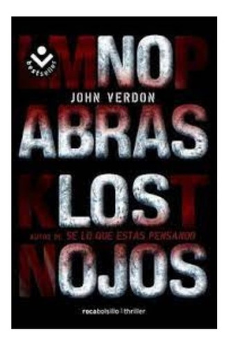 No Abras Los Ojos - Verdon John - Libro Roca