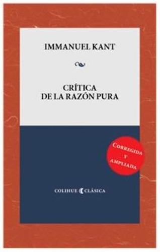 Critica De La Razon Pura - Kant Immanuel (libro) - Nuevo