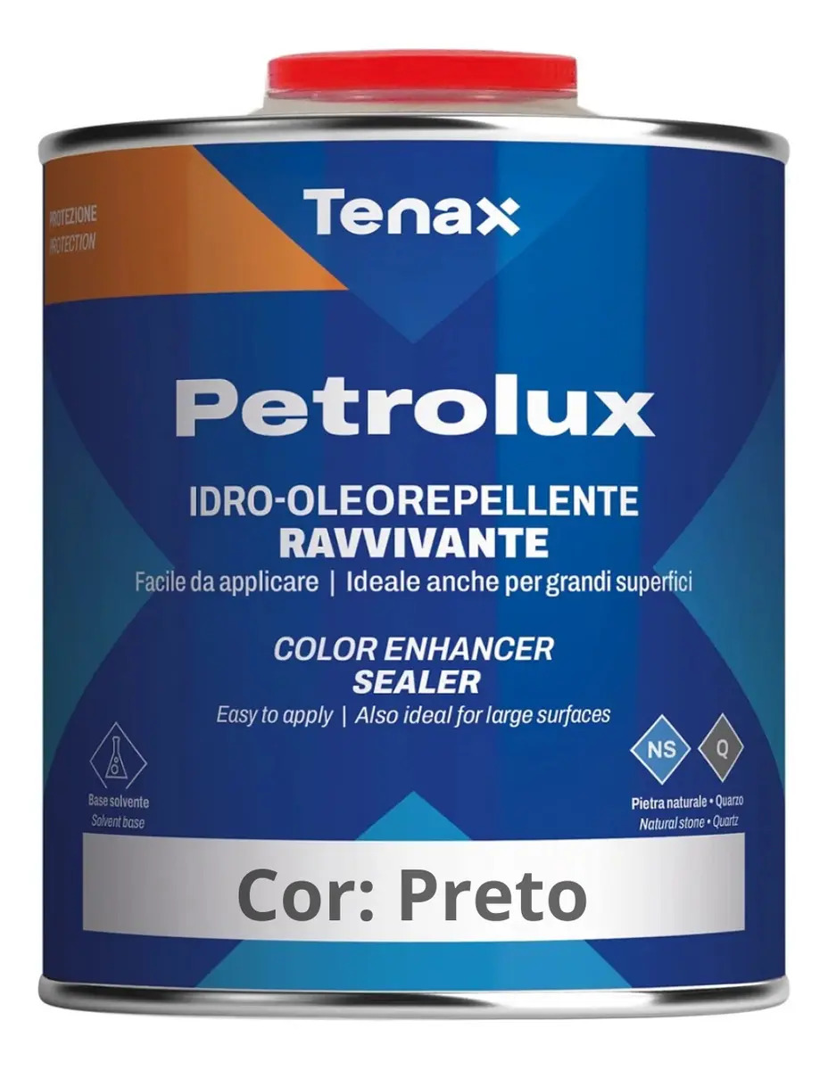 Petrolux Preto Intensifica A Cor Granito Marmore 1l - Tenax