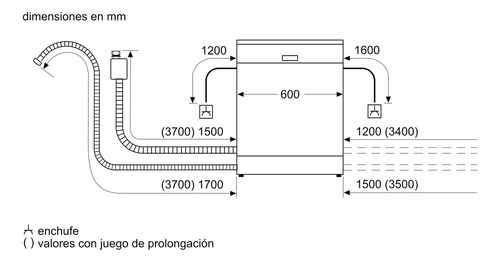 Lavavajillas Libre Instalación 13 Cubiertos Antihuellas 60cm